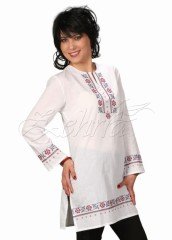 Pelin Tunik Şile Bezi Beyaz - XL