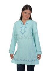 Esra Tunik Şile Bezi Mint - XL