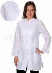 Derya Tunik Şile bezi Beyaz - S