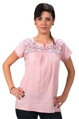 Neslihan Şile Bezi Bluz Pudra - S