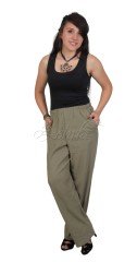 Deniz Pantolon Şile Bezi Haki - S